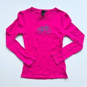 Zenana Outfitters Pink Kennebunkport T-Shirt, Medium